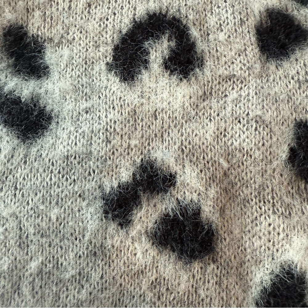 Retrology Animal Print Cardigan Sweater, Size L, Great Condition! - Picture 8 of 11